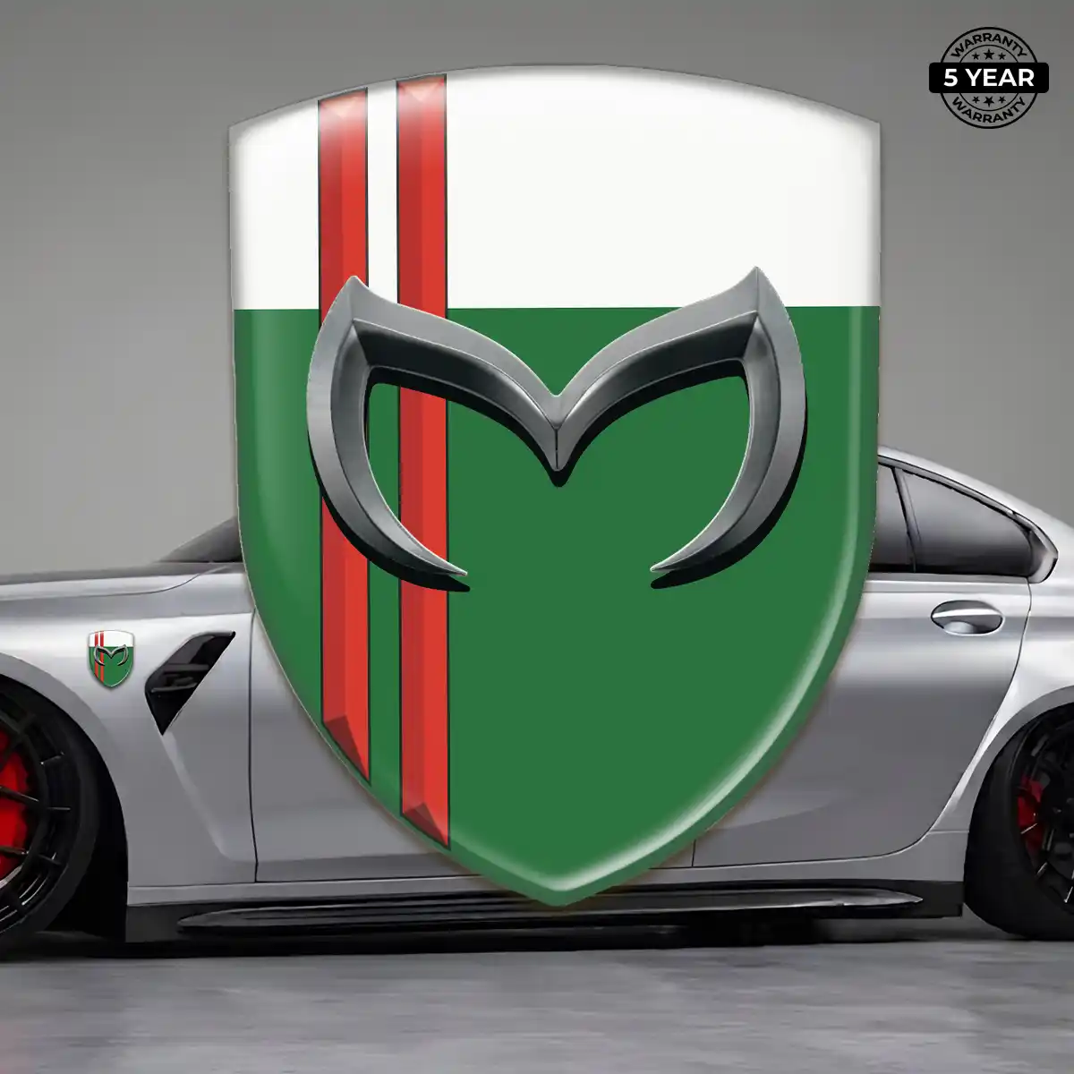 Mazda Domed Logo Decal Sleek Style