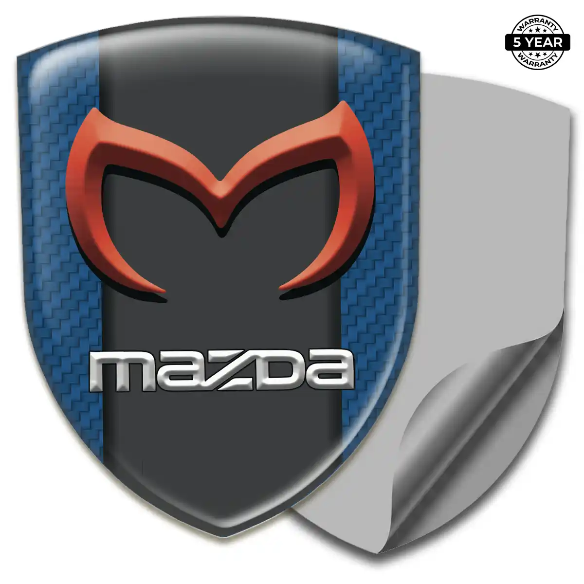 Mazda Domed Logo Sticker Sleek Style