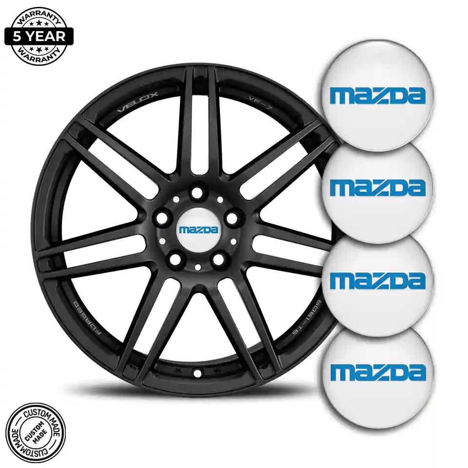 Mazda Domed Sticker Branded Edition