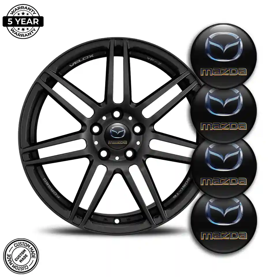 Mazda Domed Sticker Self-Adhesive Branded Edition