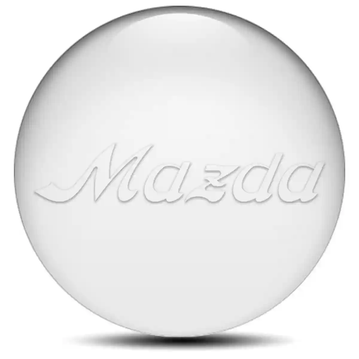Mazda Domed Sticker Self-Adhesive Interior Design