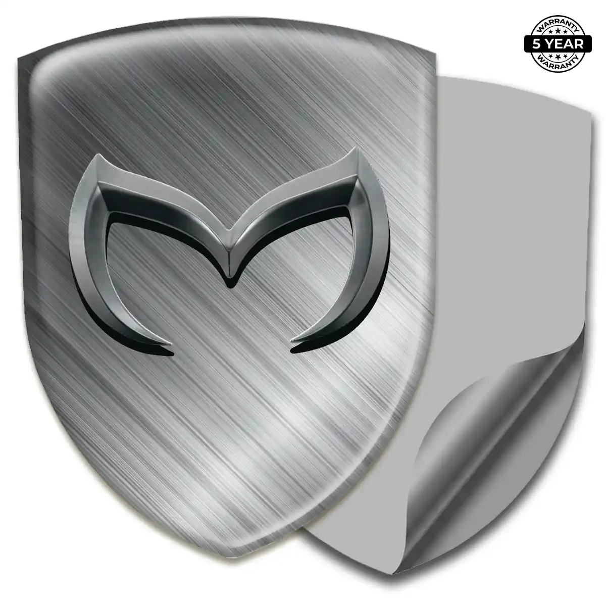 Mazda Emblem Badge Logo Refined Design