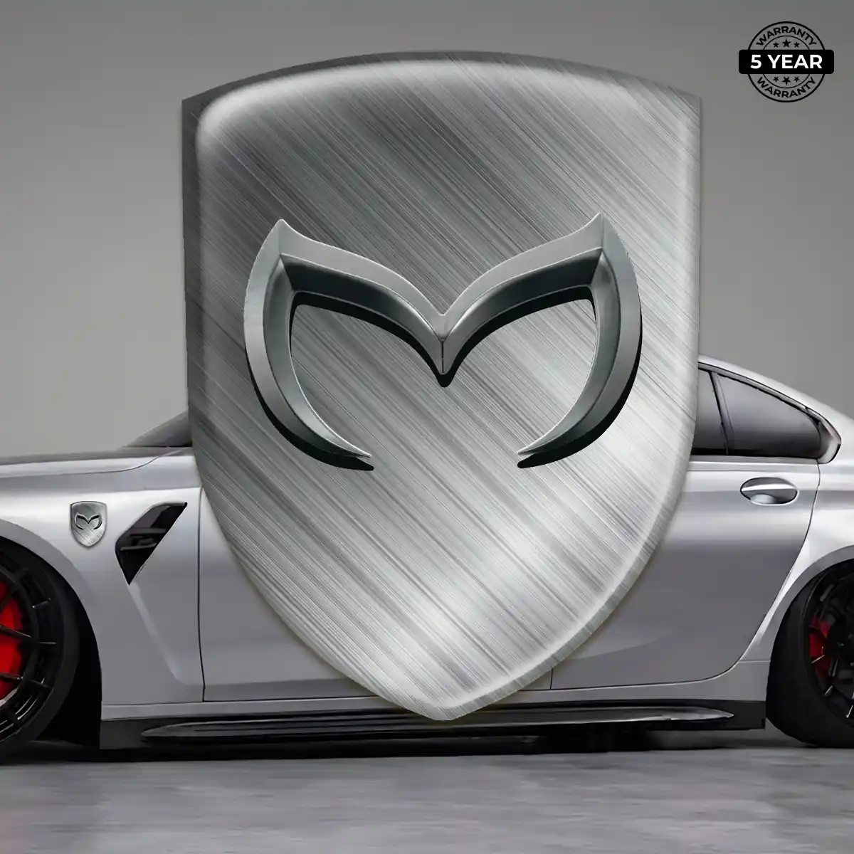 Mazda Emblem Badge Logo Refined Design