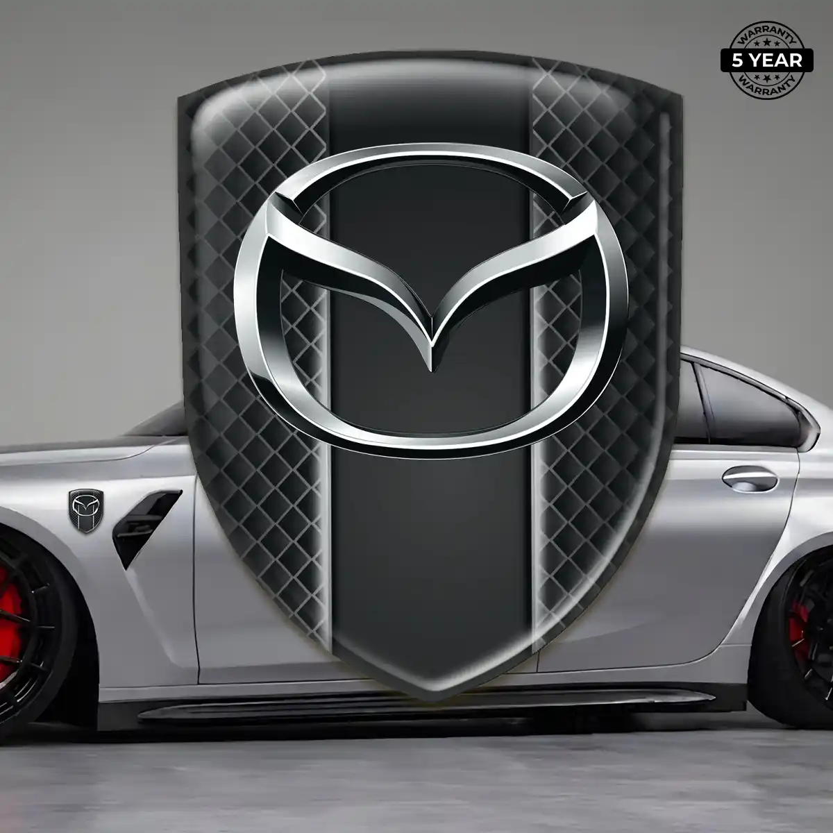 Mazda Emblem Badge Logo Sleek Style