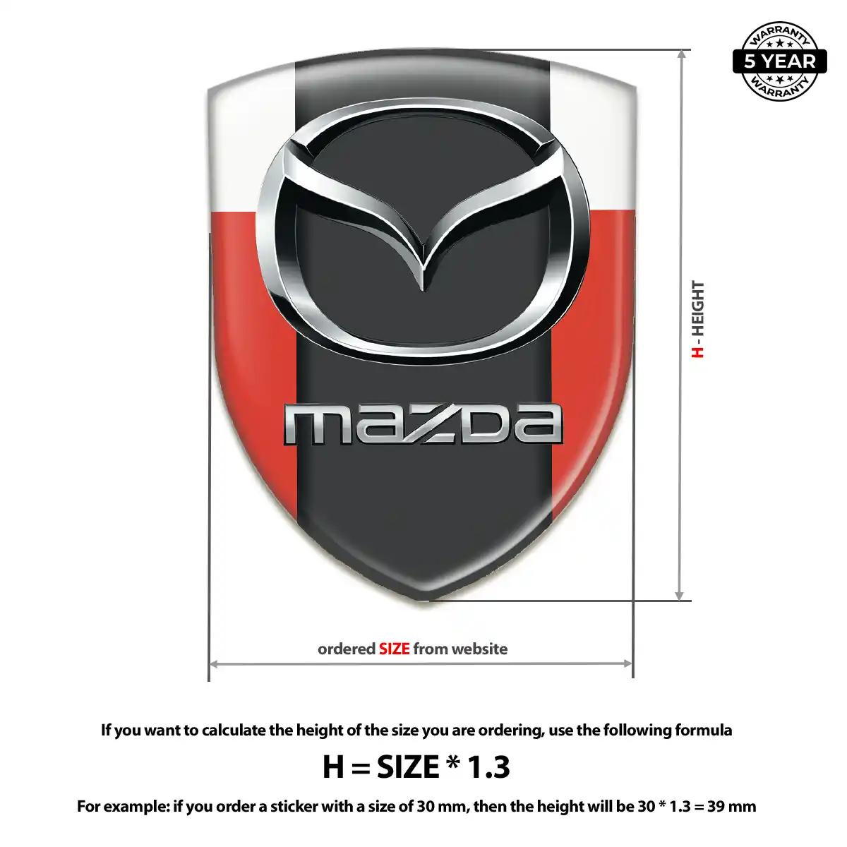 Mazda Emblem Crest Refined Design