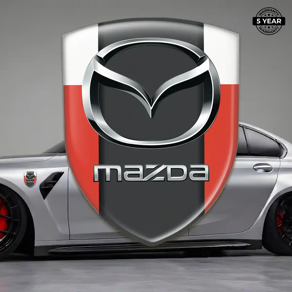 Mazda Emblem Crest Refined Design