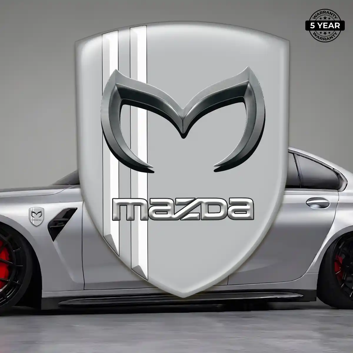 Mazda Emblem Crest Sleek Style