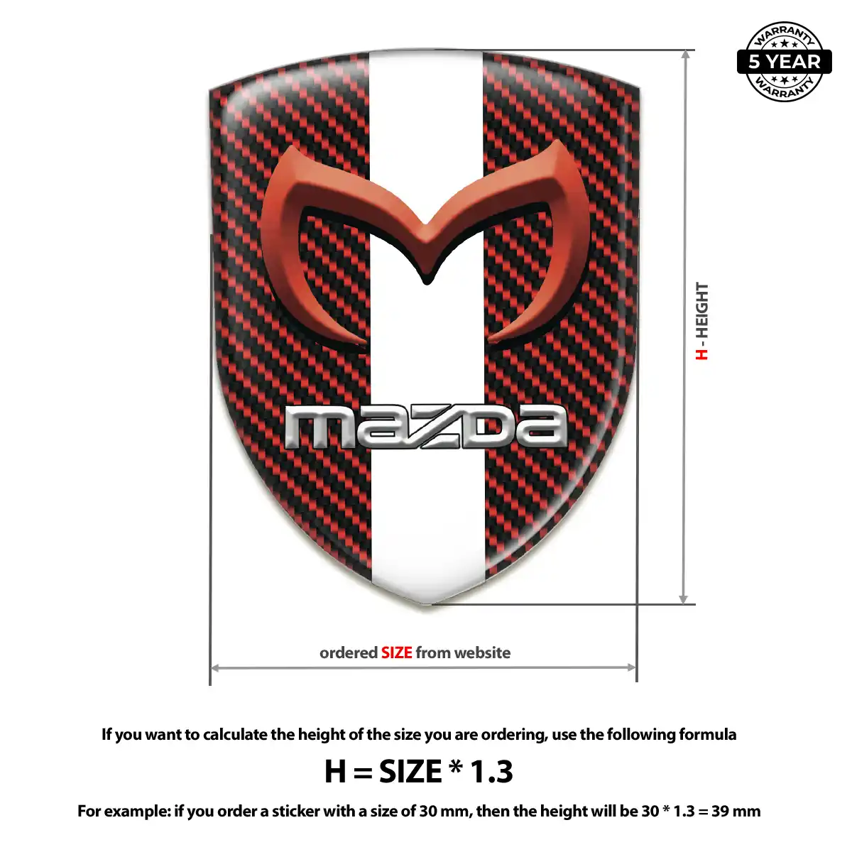 Mazda Emblem Logo Badge Refined Design