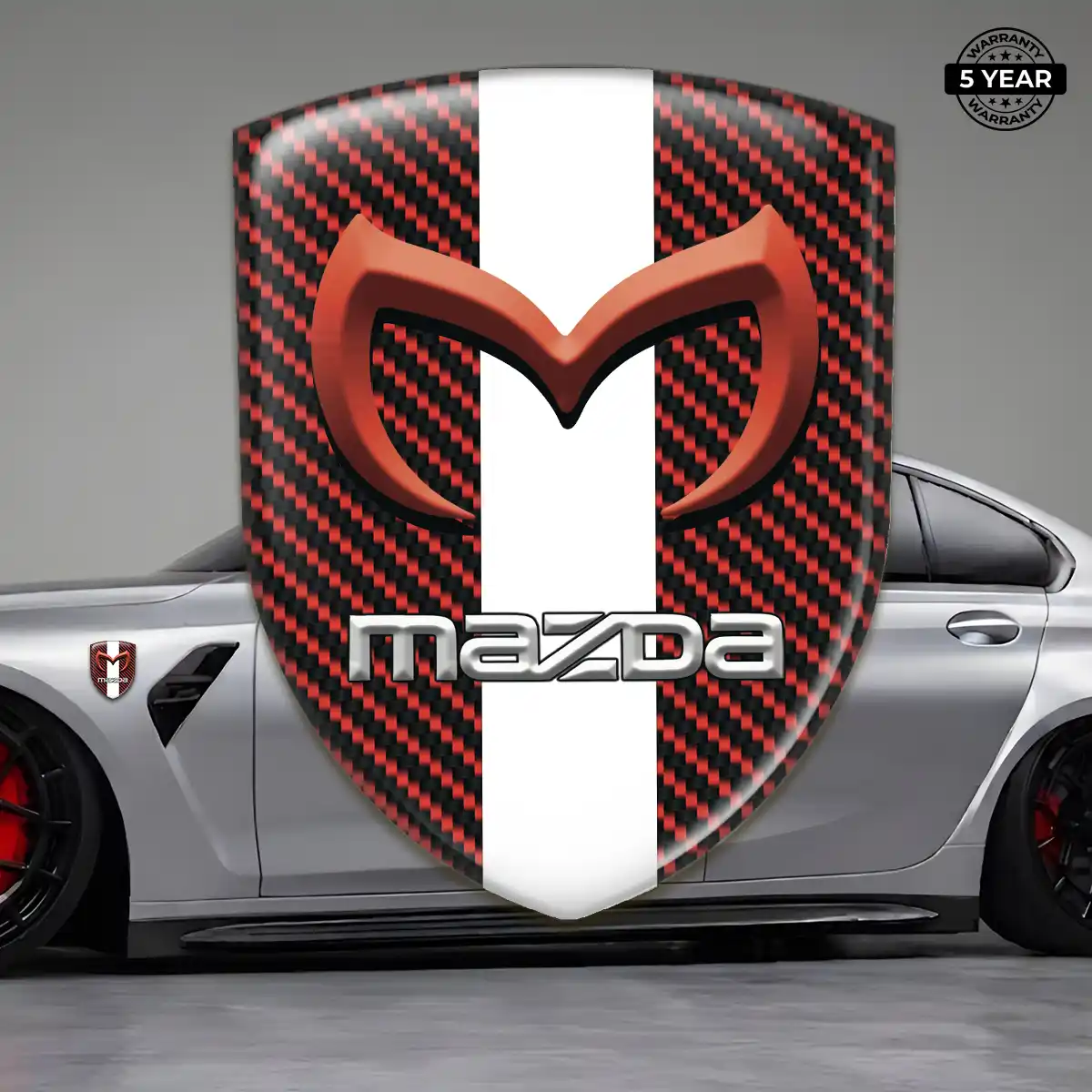 Mazda Emblem Logo Badge Refined Design