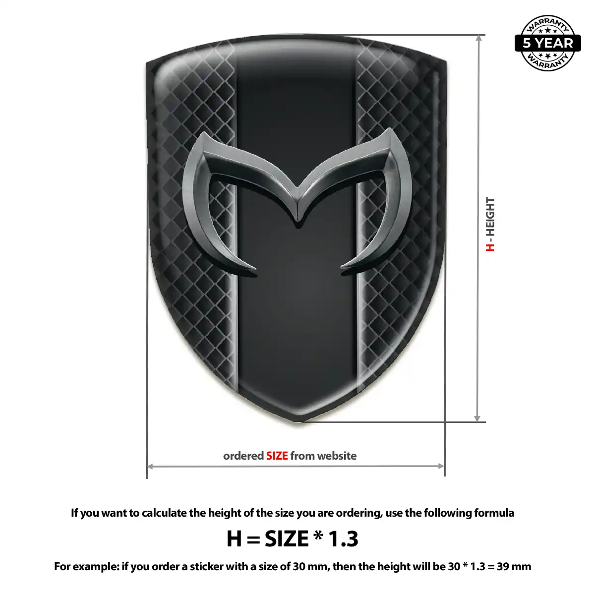 Mazda Emblem Logo Badge Sleek Style