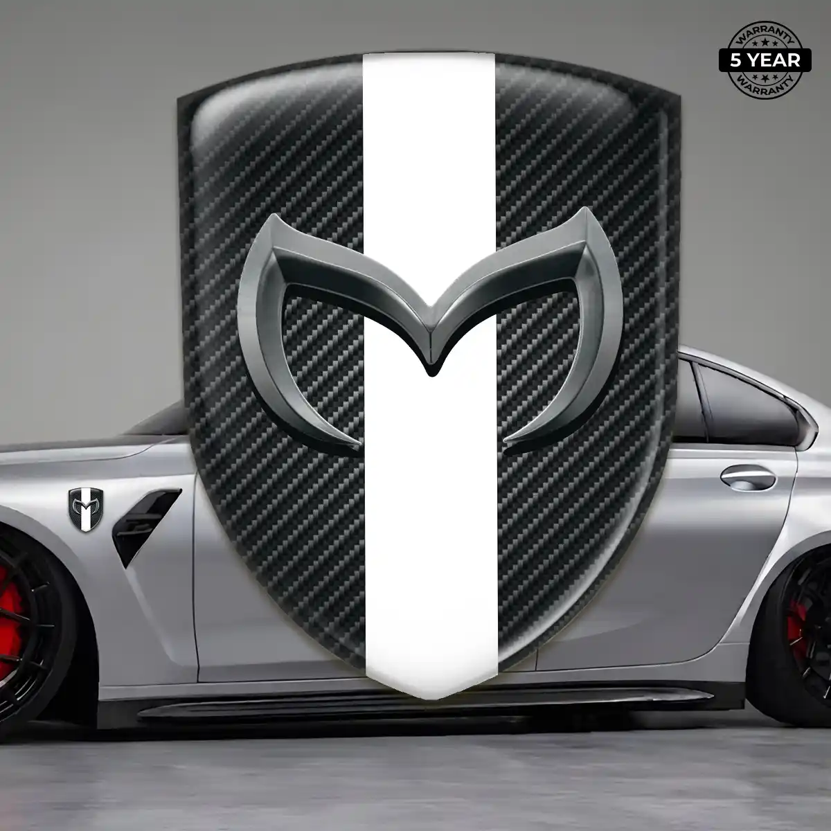 Mazda Emblem Shield Refined Design