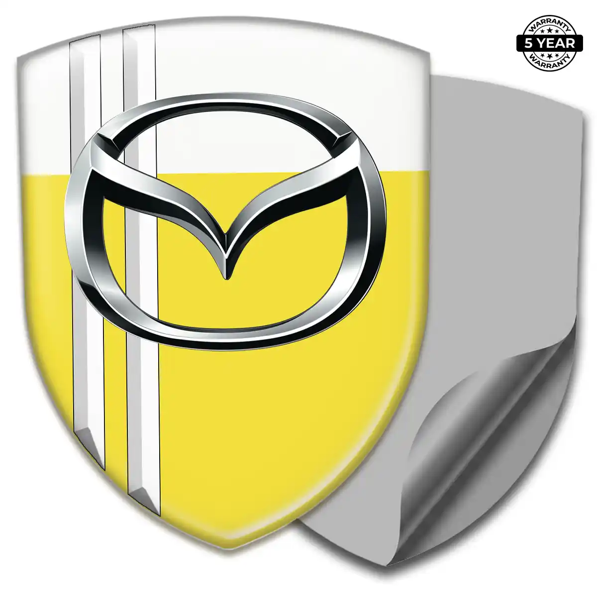 Mazda Emblem Shield Sleek Style