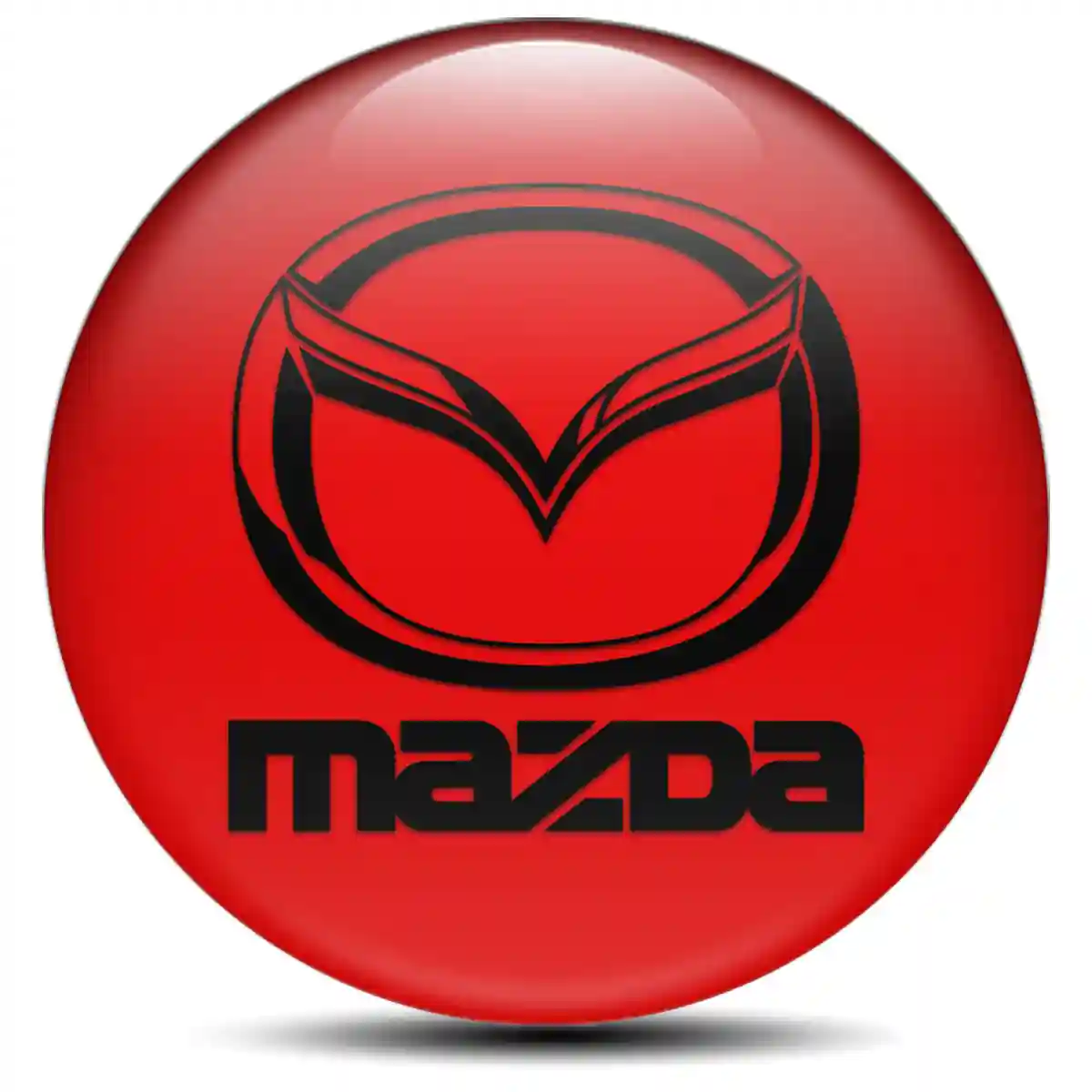 Mazda Emblem Wheel Center Caps Branded Edition
