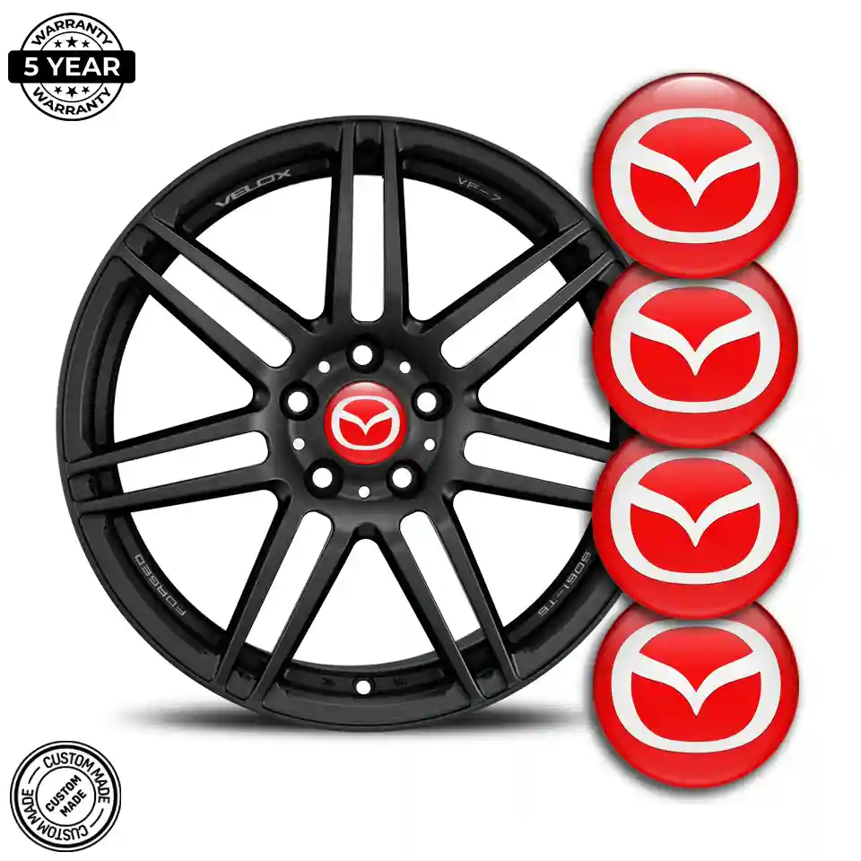 Mazda Emblem Wheel Center Caps High Quality