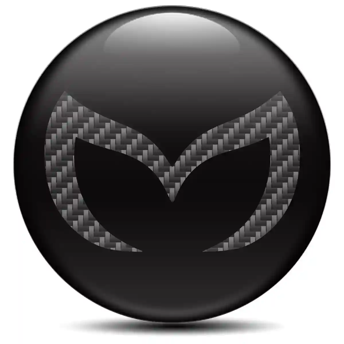 Mazda Emblem Wheel Center Caps Self-Adhesive Tuning Car