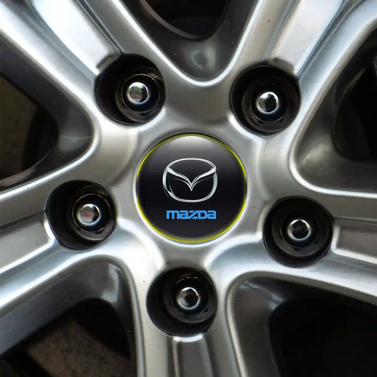 Mazda Epoxy Sticker Premium Quality