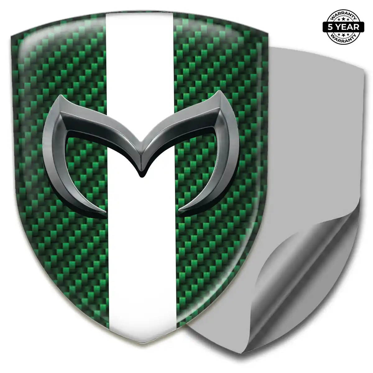 Mazda Gel Badge Sticker Refined Design