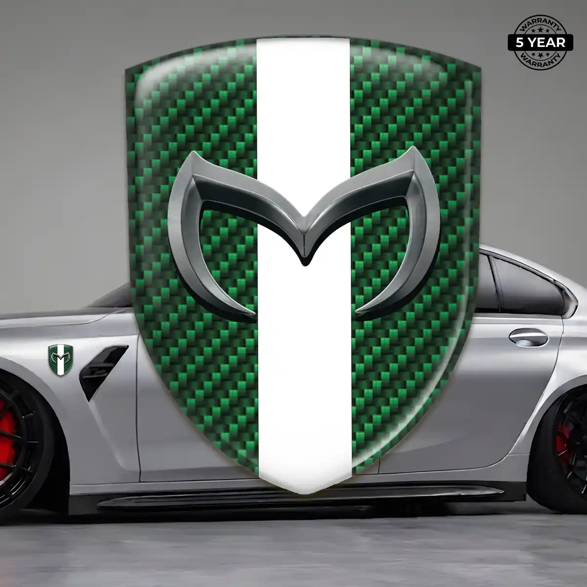 Mazda Gel Badge Sticker Refined Design