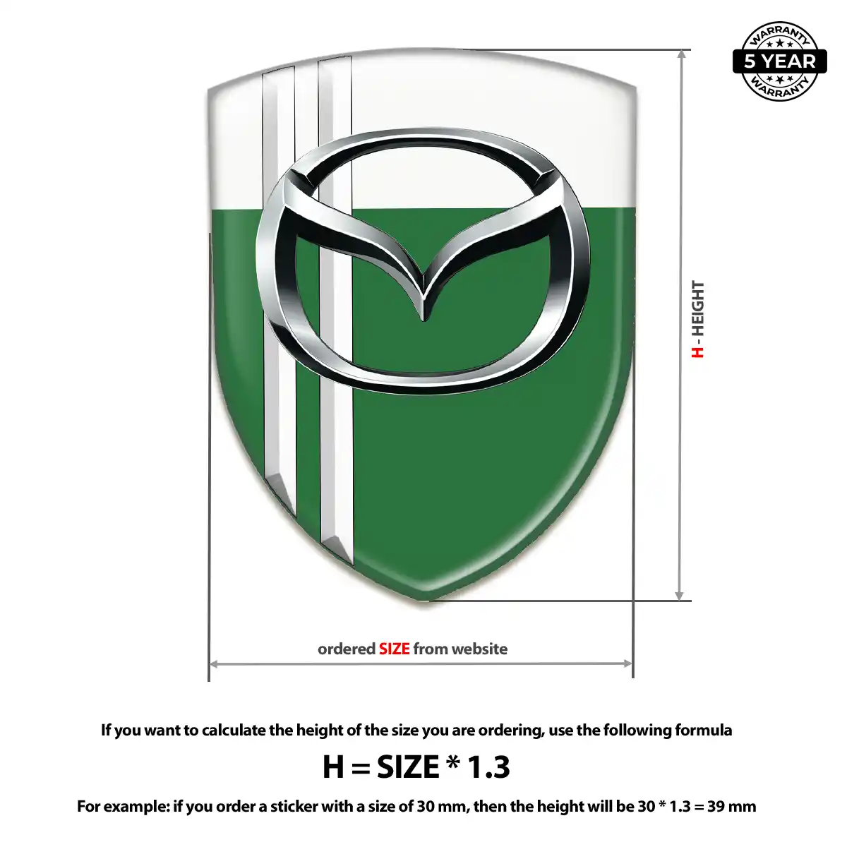 Mazda Logo Badge Refined Design