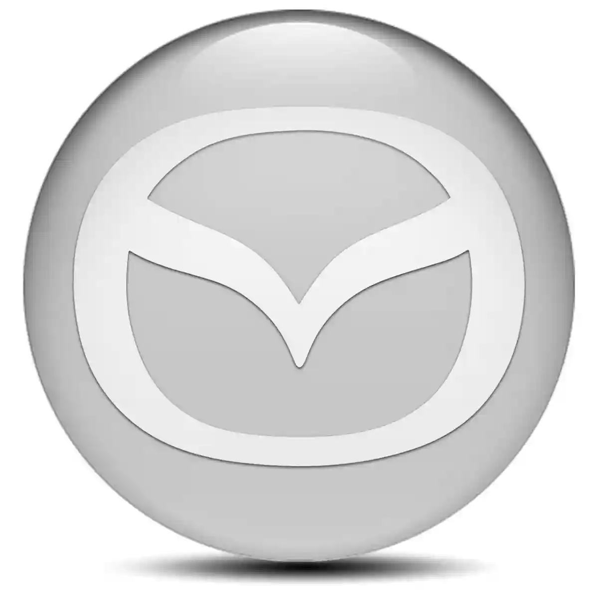 Mazda Logo Silicone Badge Branded Edition