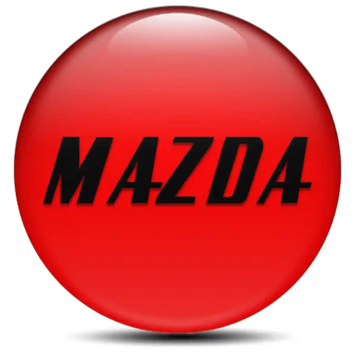 Mazda Logo Silicone Badge Interior Design