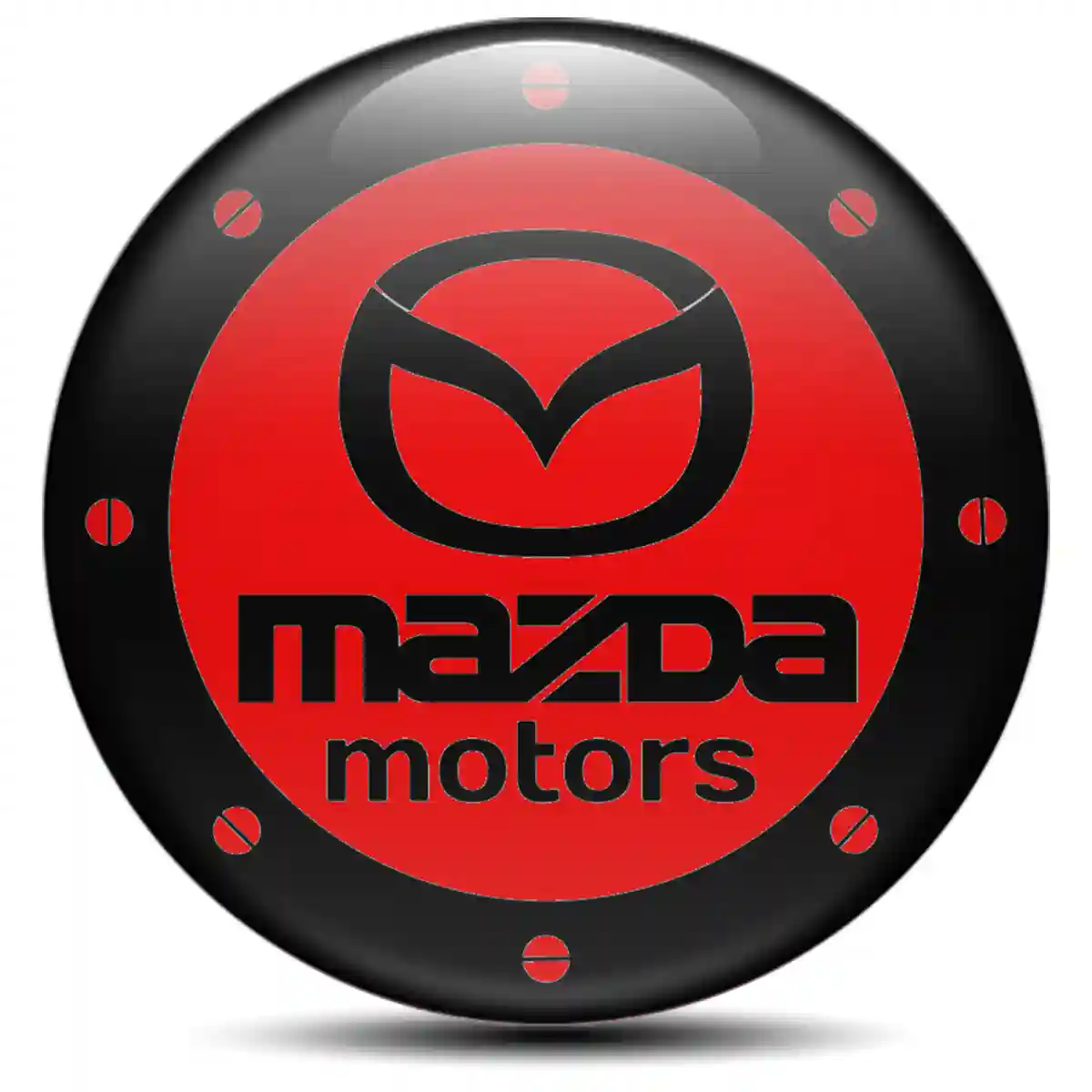 Mazda Logo Silicone Badge Premium Quality