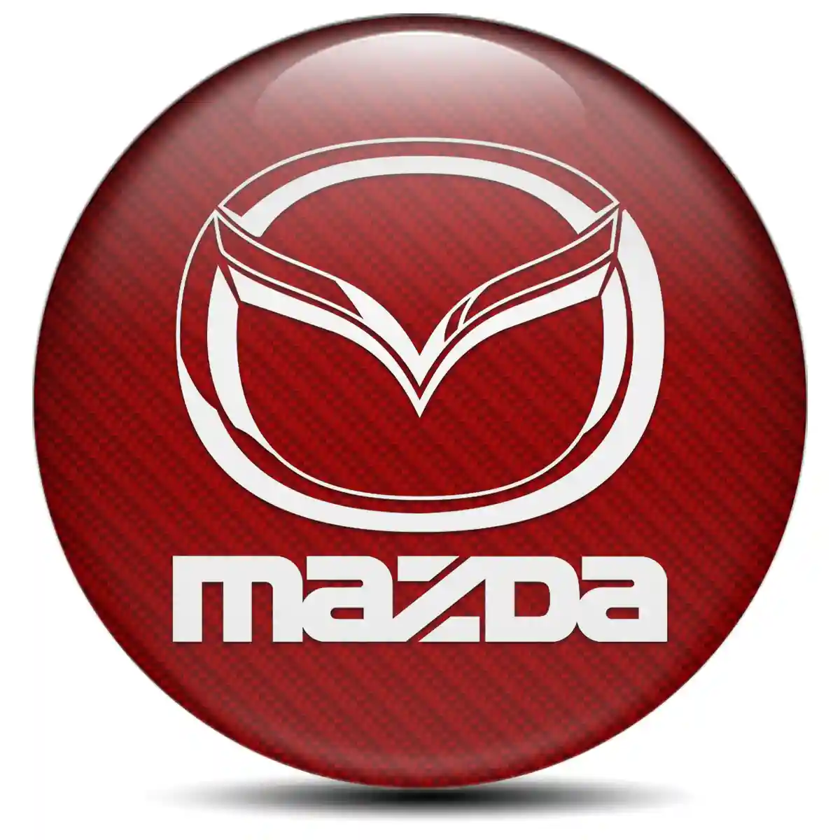 Mazda Logo Silicone Badge Premium Resin