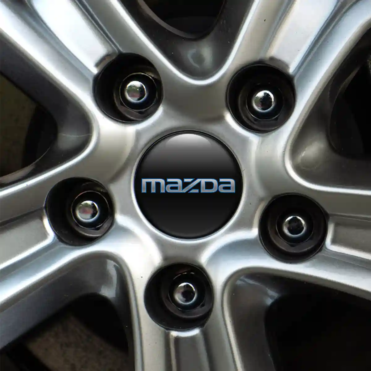 Mazda Logo Silicone Badge Self-Adhesive Limited Edition