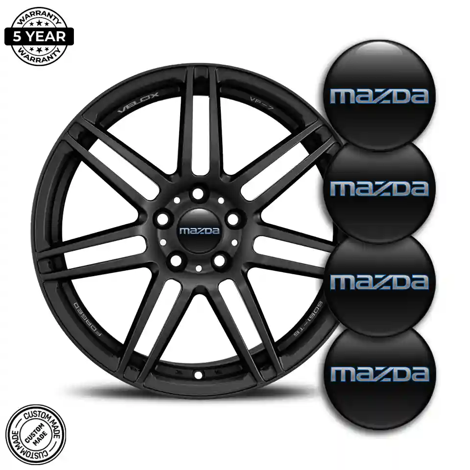 Mazda Logo Silicone Badge Self-Adhesive Limited Edition