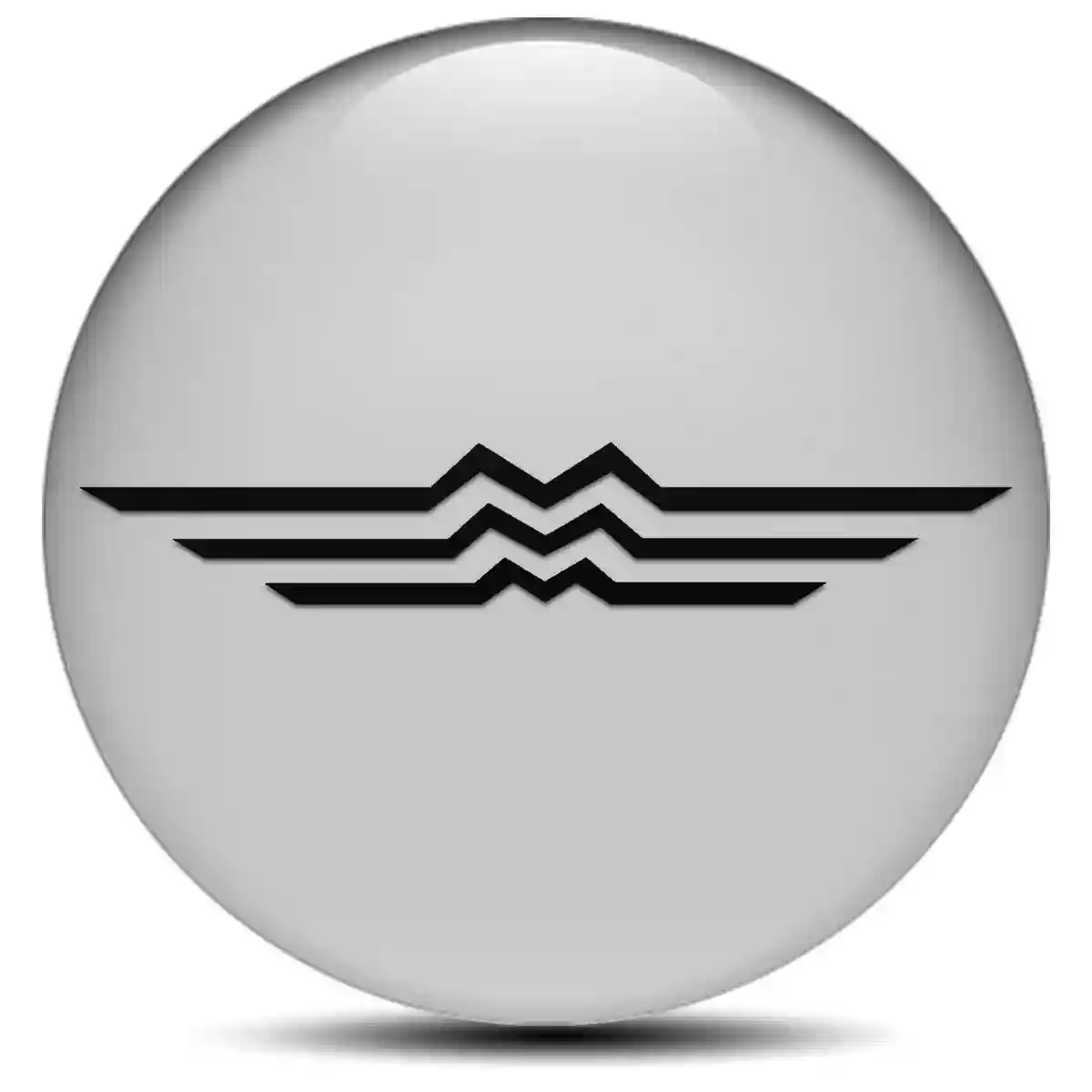 Mazda Logo Silicone Badge Self-Adhesive Premium Edition