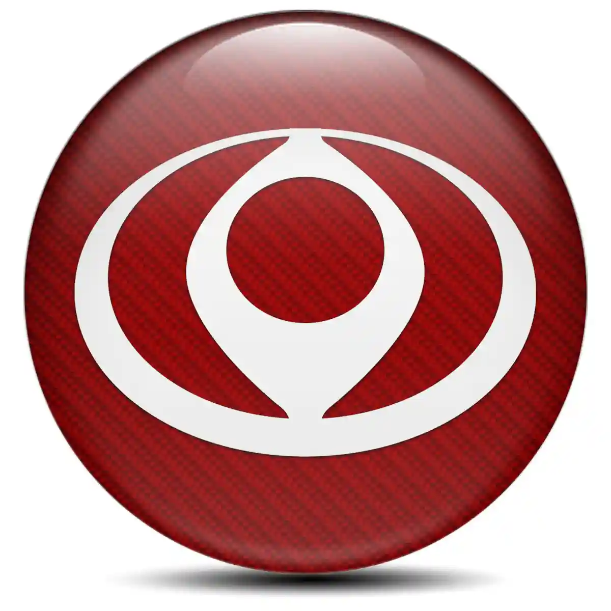 Mazda Logo Silicone Badge Self-Adhesive Premium Resin