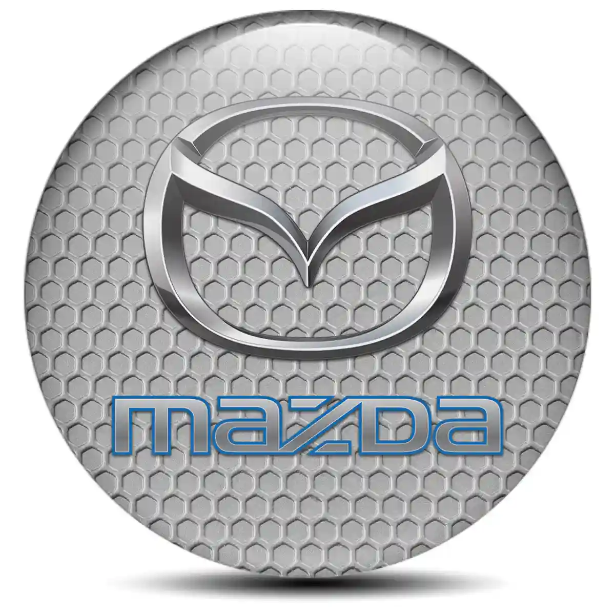 Mazda Logo Silicone Emblem Self-Adhesive Exterior Design