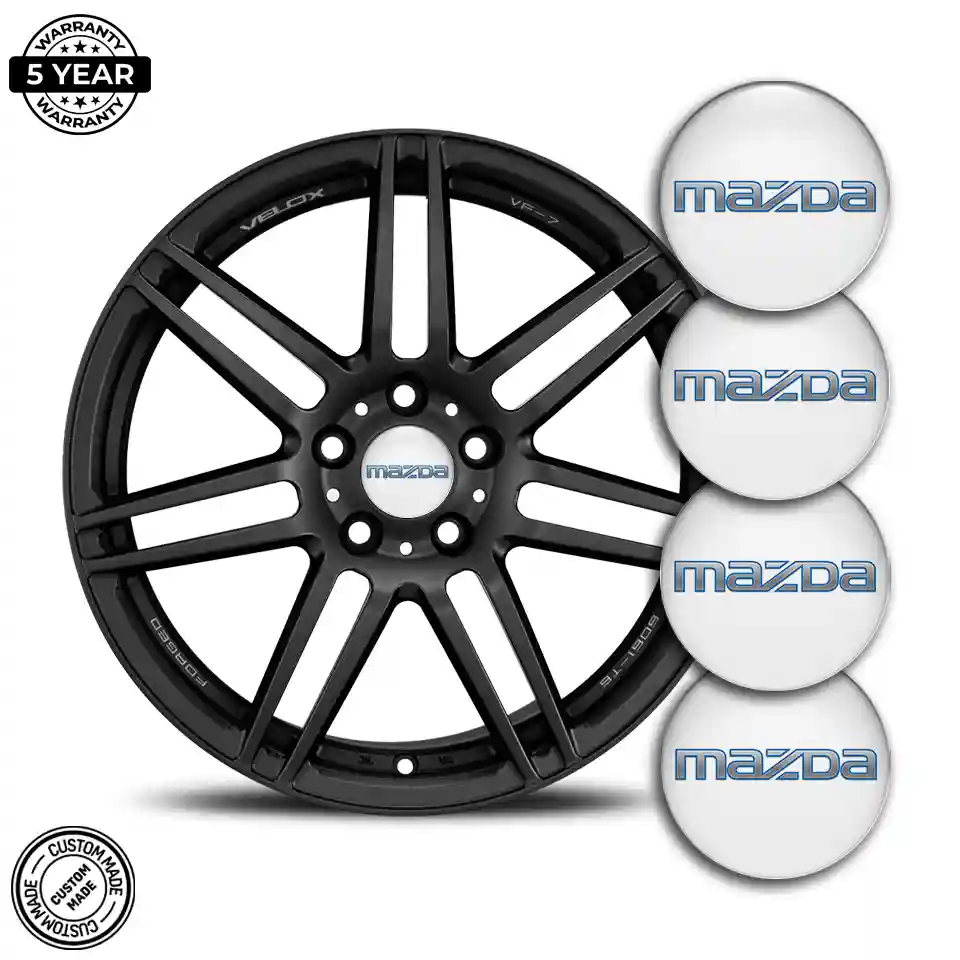 Mazda Logo Silicone Emblem Self-Adhesive Premium Quality