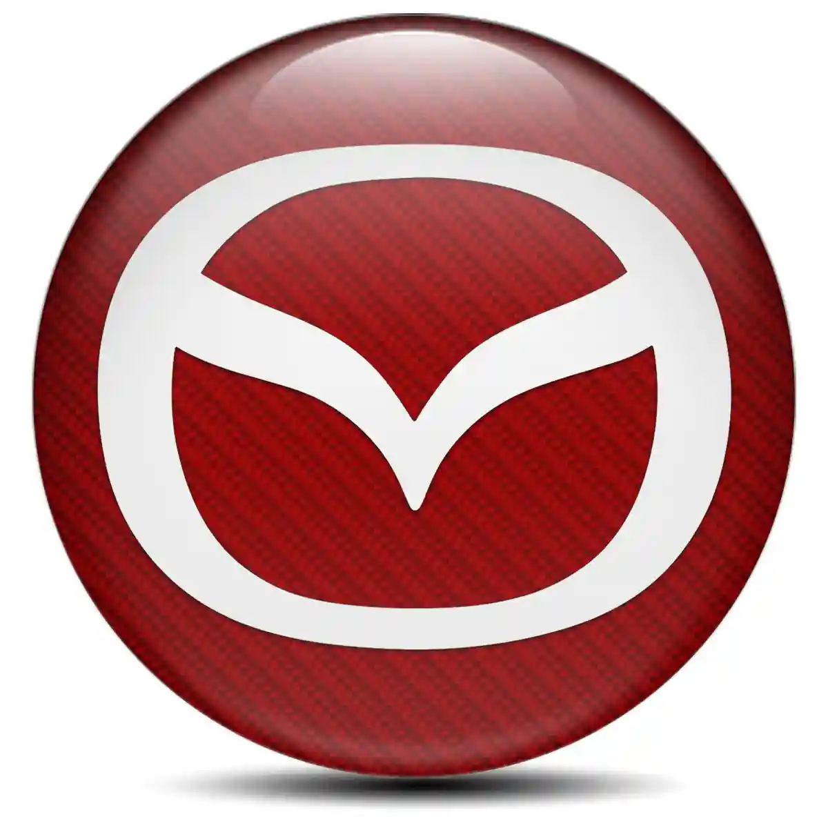 Mazda Logo Silicone Emblem Self-Adhesive Tuning Car