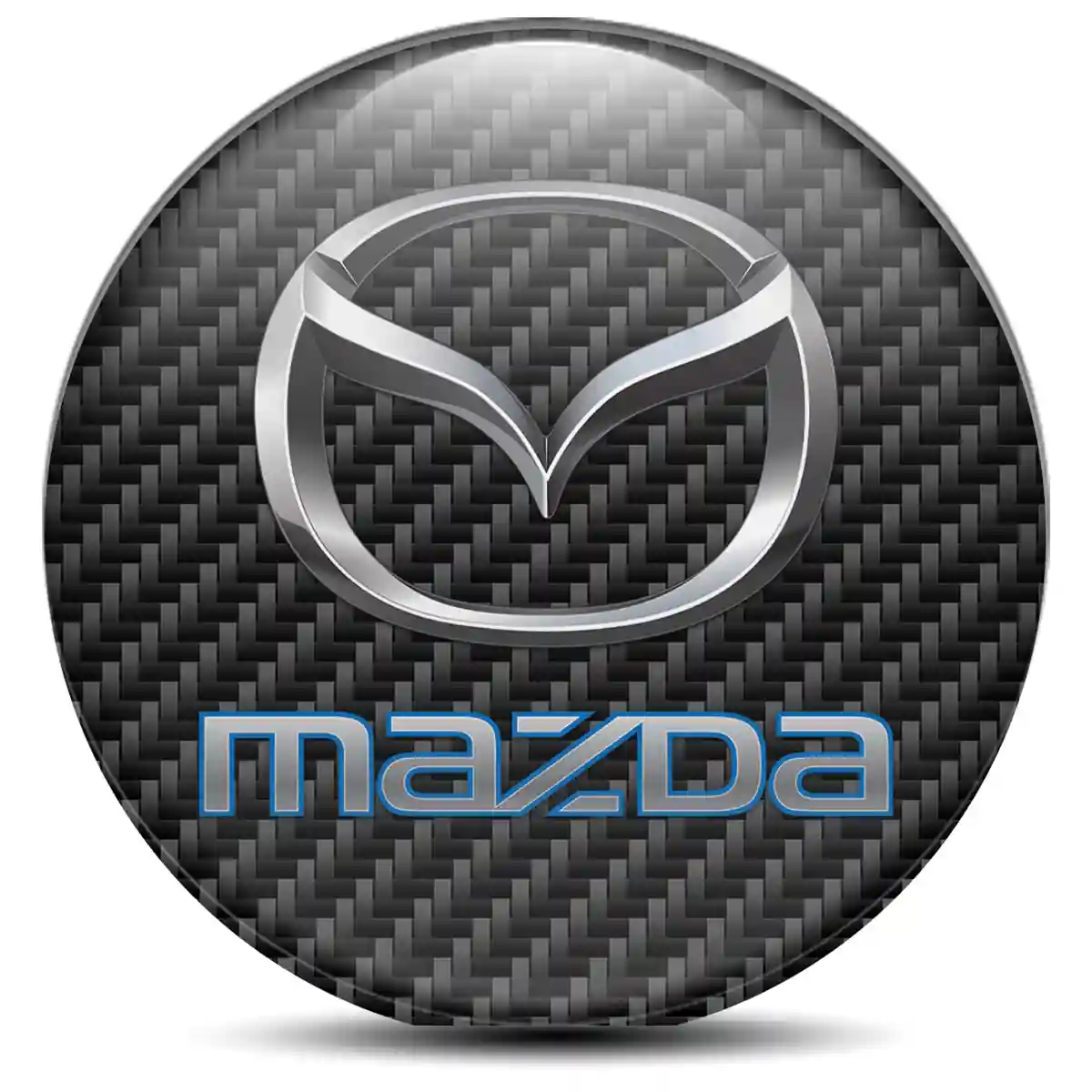 Mazda Logo Silicone Sticker Branded Edition