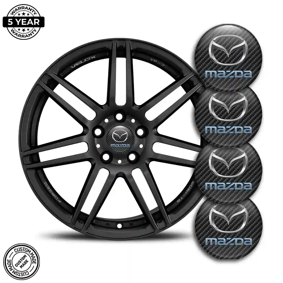Mazda Logo Silicone Sticker Branded Edition