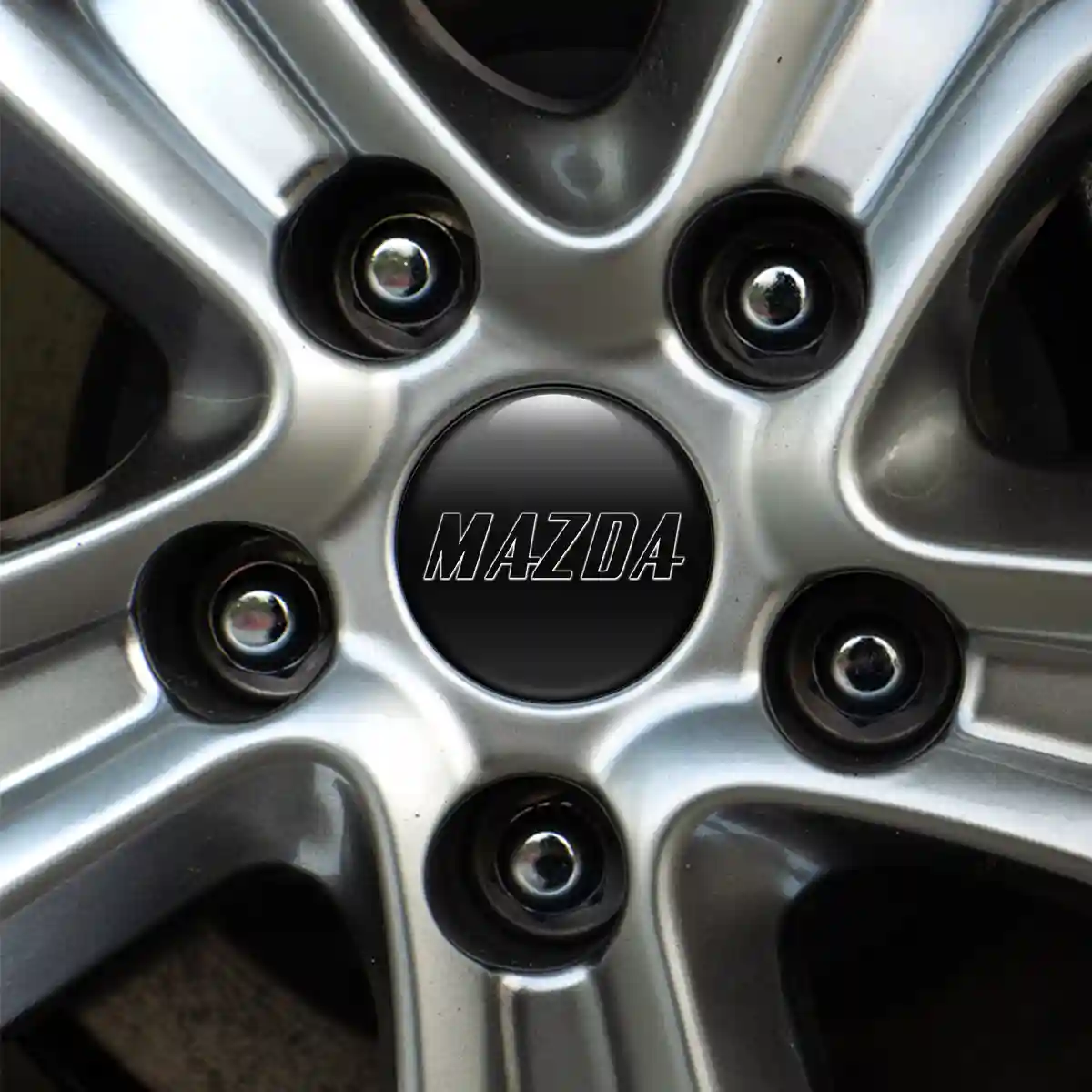 Mazda Logo Silicone Sticker High Quality