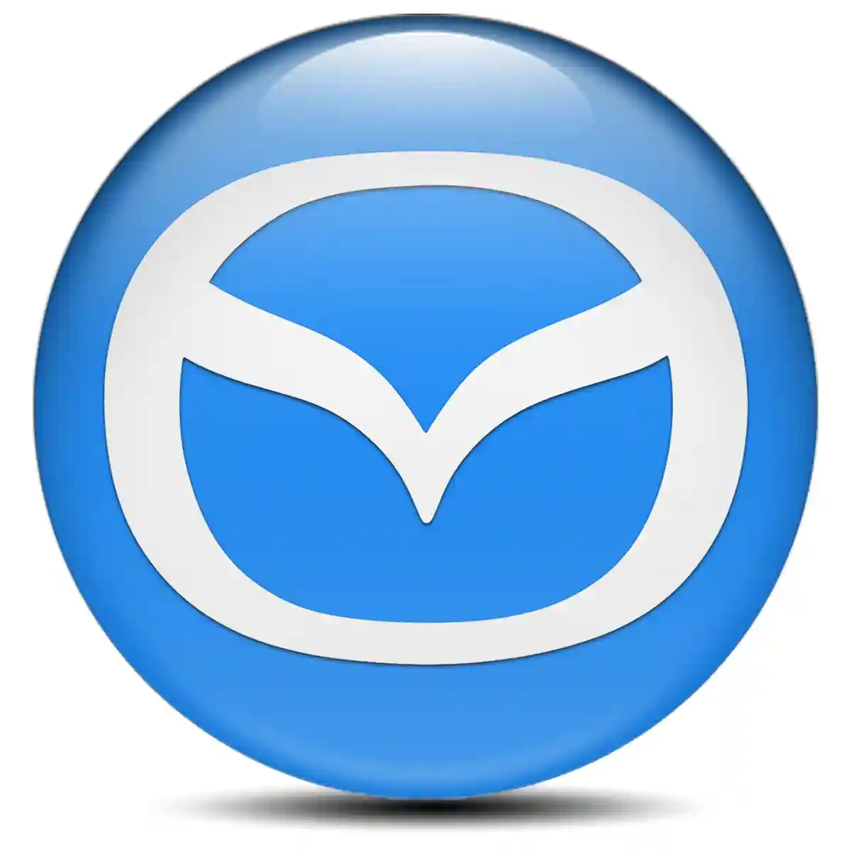 Mazda Logo Silicone Sticker Interior Design
