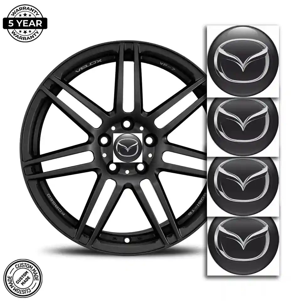 Mazda Logo Silicone Sticker Premium Edition