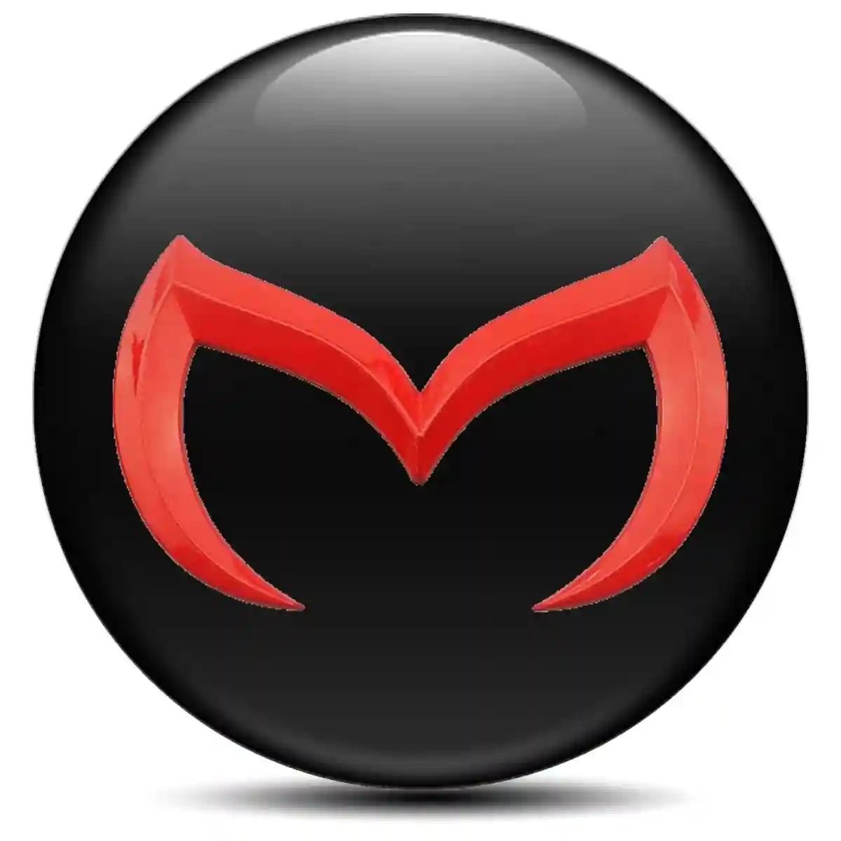 Mazda Logo Silicone Sticker Self-Adhesive Luxury Edition