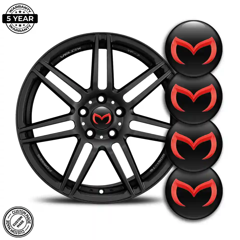 Mazda Logo Silicone Sticker Self-Adhesive Luxury Edition