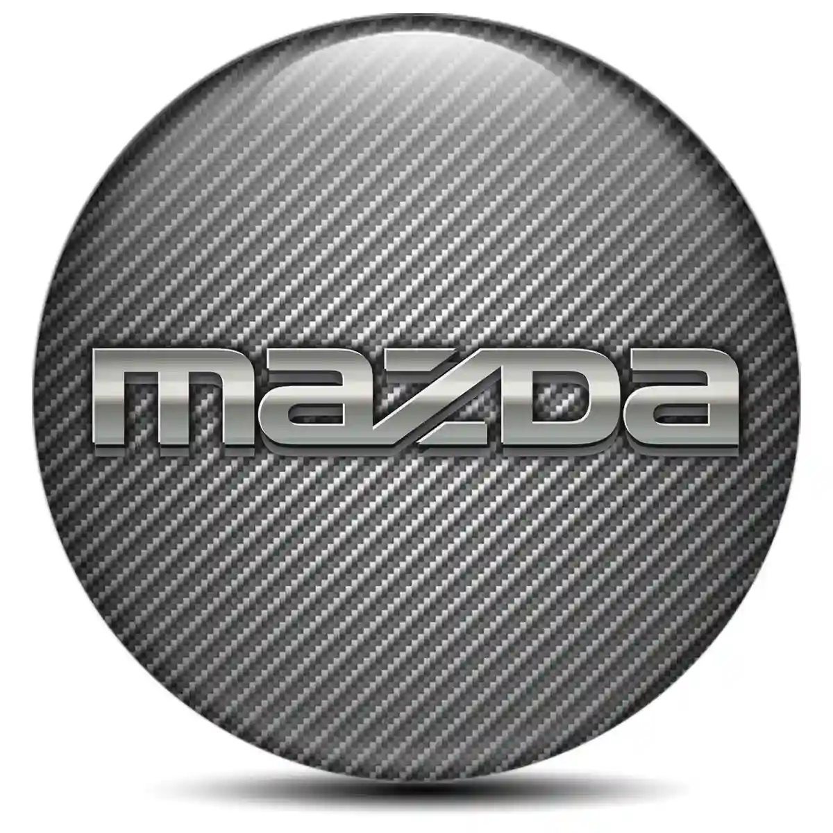 Mazda Logo Silicone Sticker Self-Adhesive Premium Resin