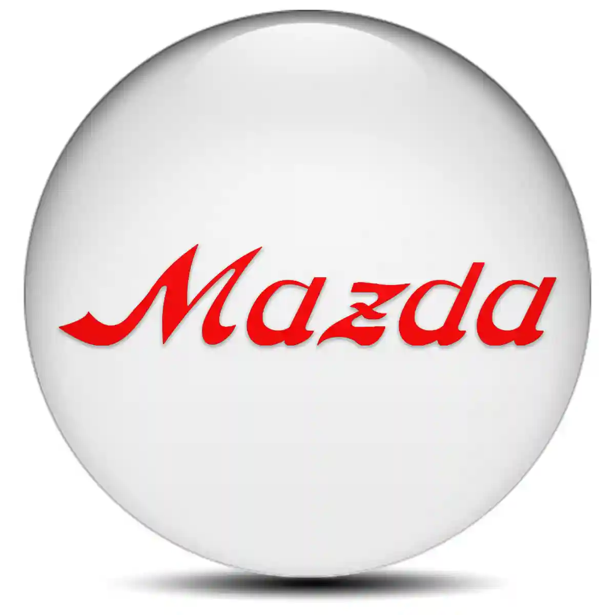 Mazda Logo Silicone Sticker Stylish Design