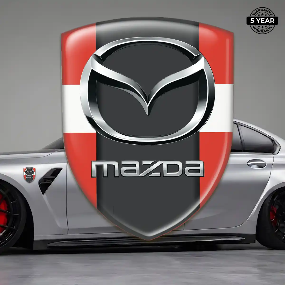 Mazda Logo Sticker Refined Design