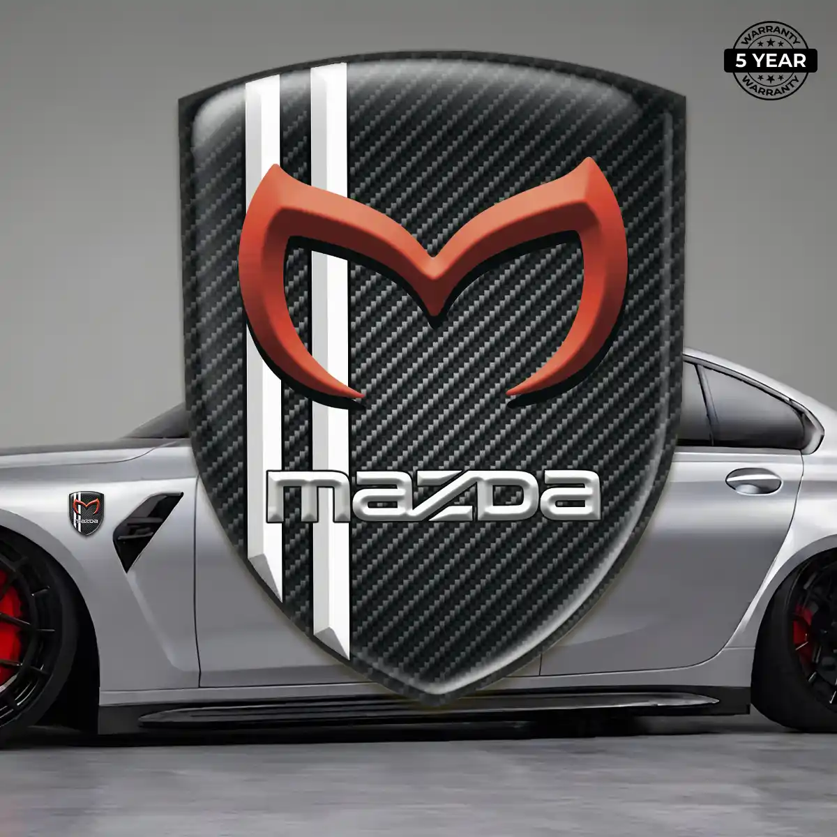 Mazda Logo Sticker Sleek Style