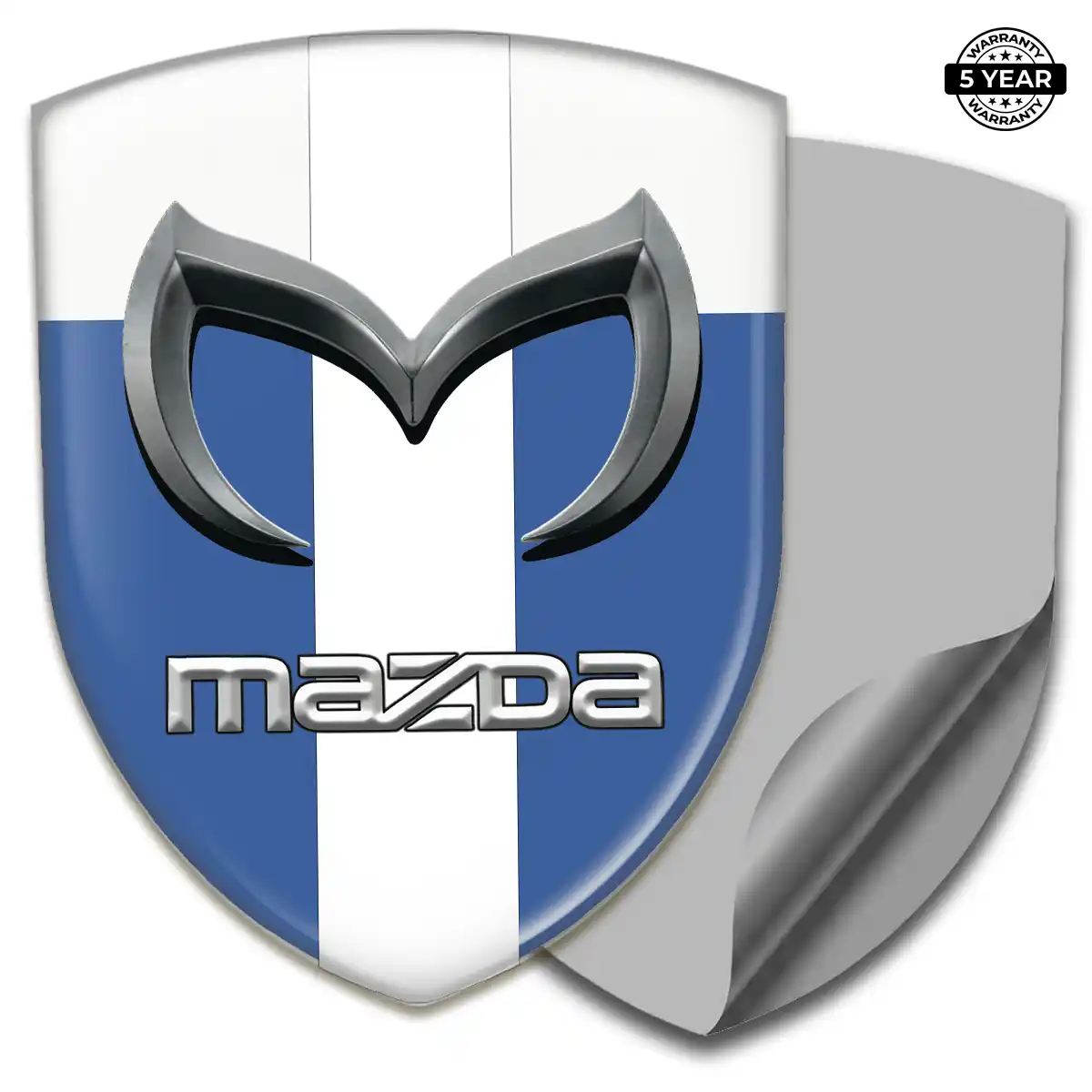 Mazda Resin Badge Sticker Refined Design