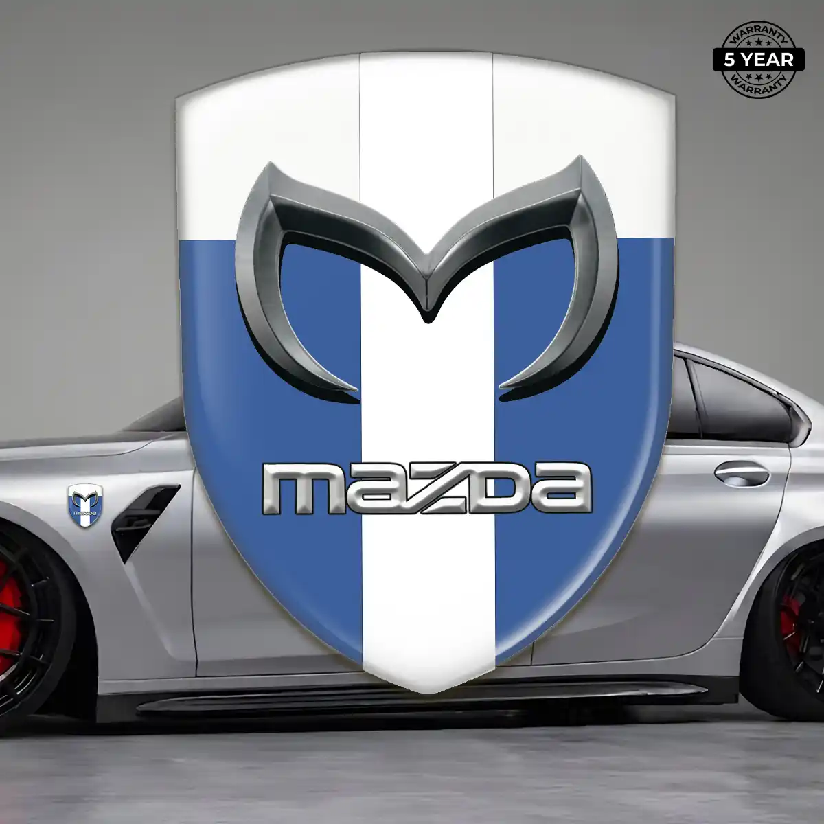 Mazda Resin Badge Sticker Refined Design