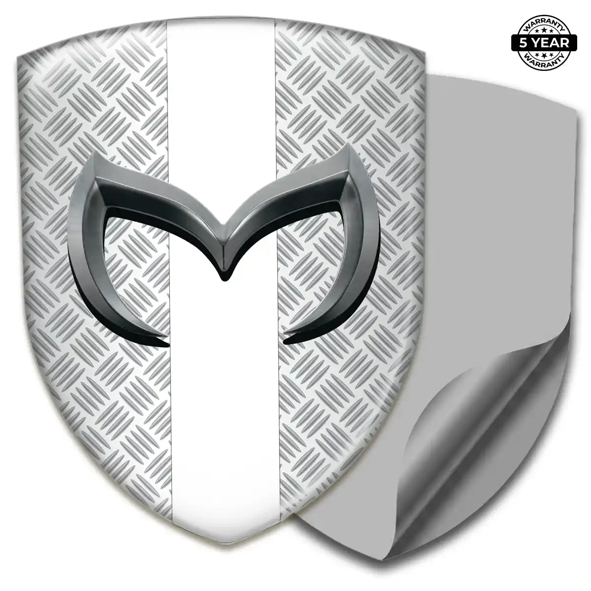 Mazda Resin Emblem Sticker Sleek Style