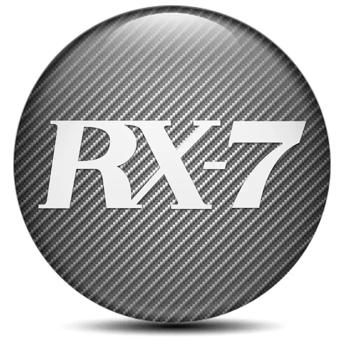 Mazda RX 7 Domed Emblem Stylish Design