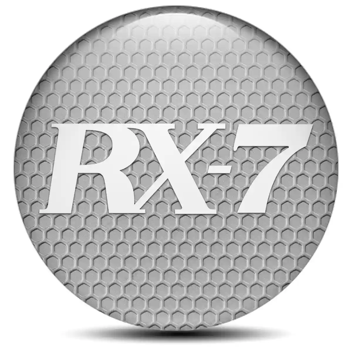 Mazda RX 7 Domed Sticker Stylish Design